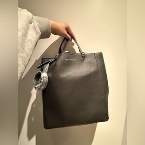 French Connection Dark Gray Tote Bag